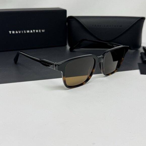Travis Mathew Polarized Sunglasses Made In Italy Offdaze Black tortoise - Picture 1 of 15
